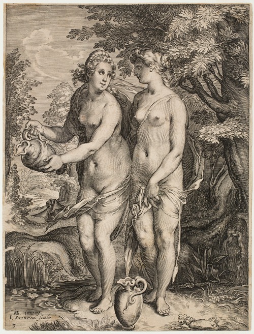 Two Nymphs from Diana’s Retinue (1616)