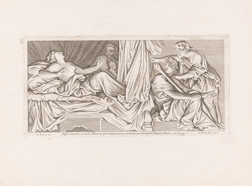 Alcmene gives birth to Hercules (1678)