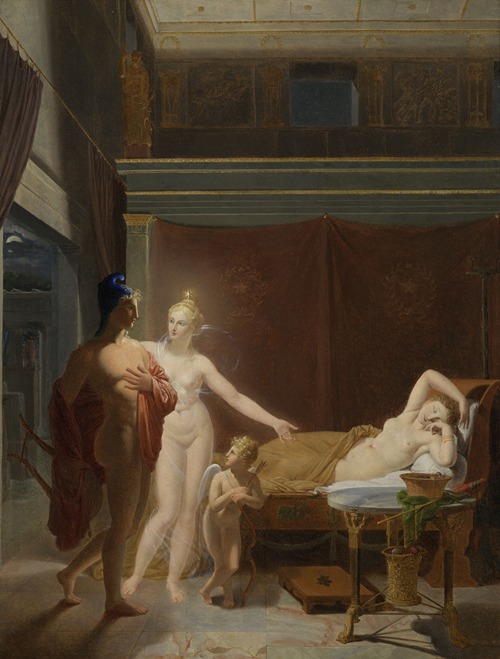 Venus introduces Paris to Helena’s apartment in Sparta (1806)