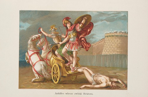 Achilles drags Hector’s body (Achilles wlecze zwłoki Hektora) (1931)