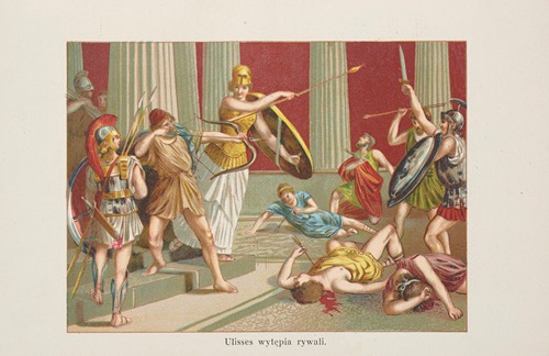 Ulysses kills his rivals (Ulisses wytępia rywali) (1931)