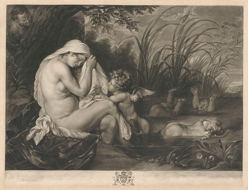Calisto in her retirement (after Antony Van Dyck) (1778)