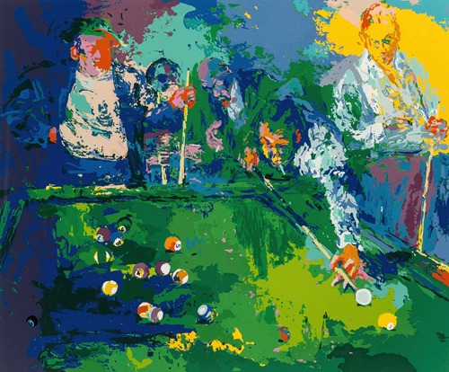 San Francisco 49ers vs. Miami Dolphins 'Post Season Classic' by LeRoy  Neiman - Artvee