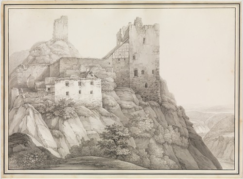 The Ruin of Liebenstein Castle near Bornhofen am Rhein, Seen from the North-West