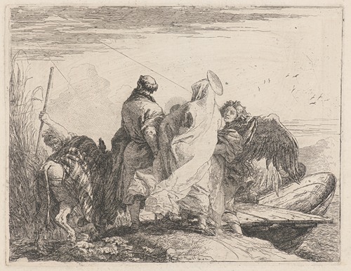 The Holy Family Preparing to Embark