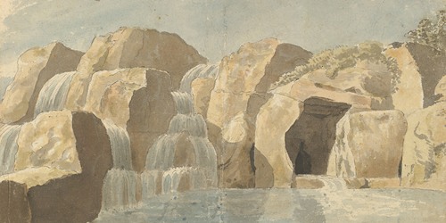 Design for Rock-work and Cascades at Virginia Water, Windsor Great Park