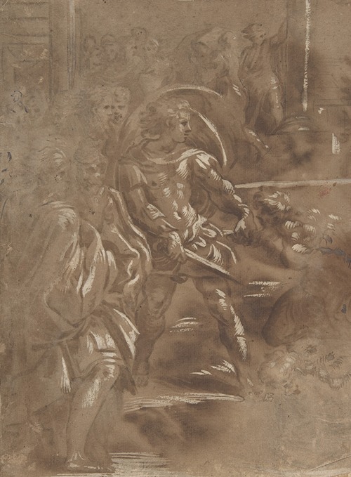 Left Third of a Martyrdom of Saint Peter and Saint Paul.