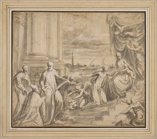 The Mystic Marriage of Saint Catherine with Saints and a Doge