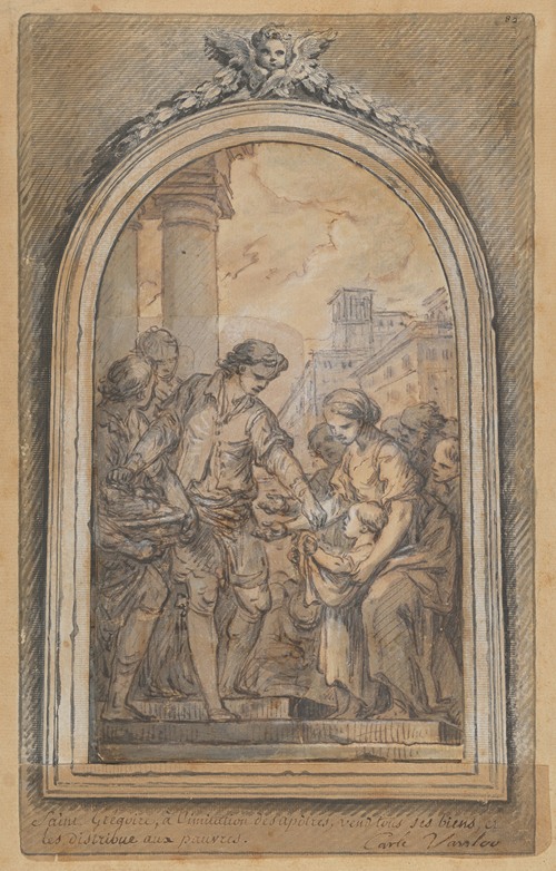 St. Gregory Distributing His Worldly Goods to the Poor (18th century)