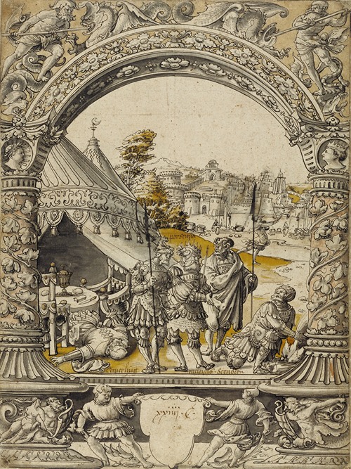 Mucius Scaevola Thrusting His Right Hand into the Flames before Lars Porsenna