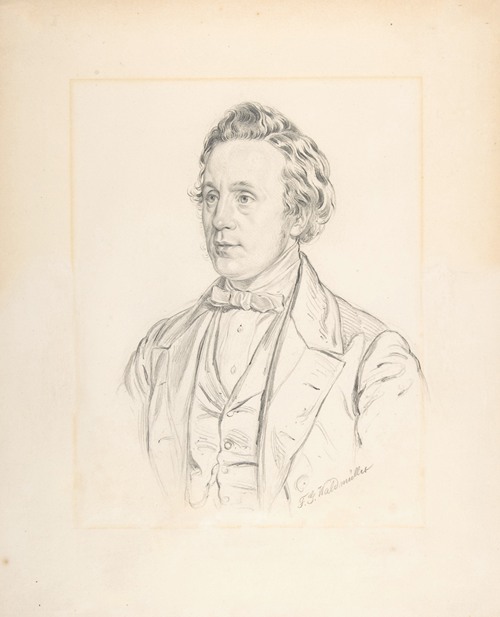 Portrait of Franz Jauner (Vienna 1832-1900 Vienna), Theater Director and Actor in Vienna