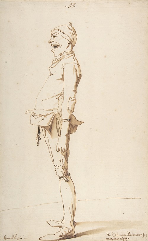 Caricature of the Artist’s Younger Brother Marie-Alexandre-François