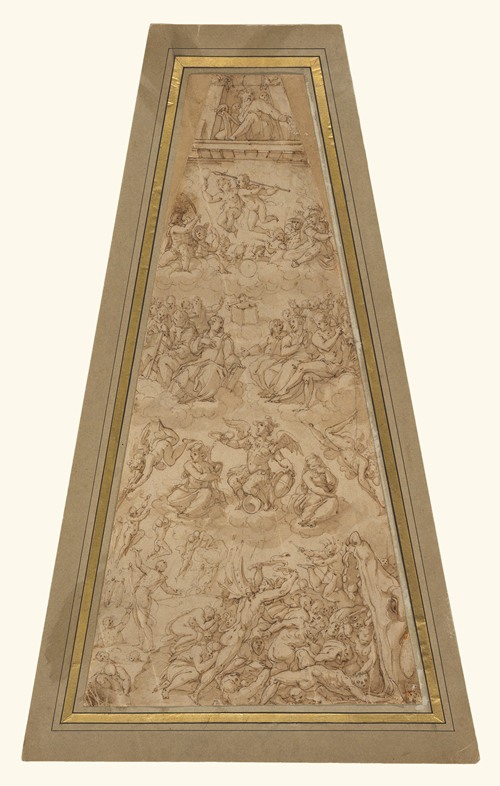 Compositional Study for the Southeast Section of the Cupola of Florence Cathedral