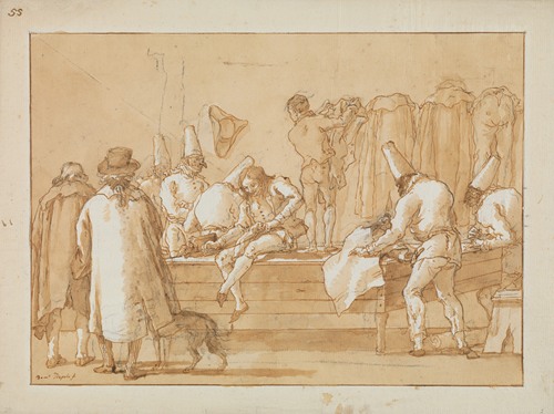 Punchinello as Tailor’s Assistant