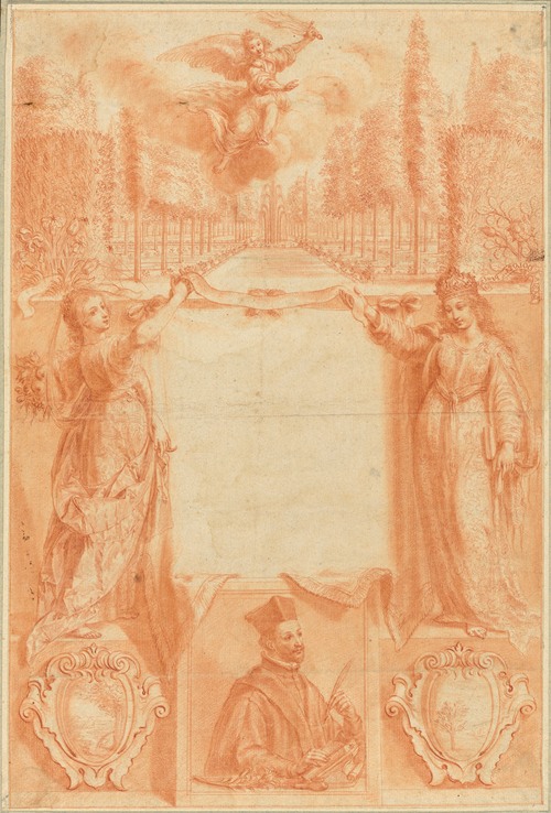 A Design for a Frontispiece; ‘Viridarium sacrae ac profanae eruditionis’