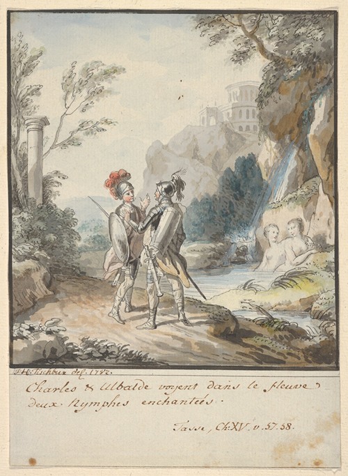 Carlo and Ubaldo Resisting the Enchantments of Armida’s Nymphs