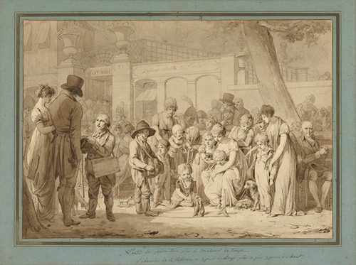 Compositional Drawing for ‘Entrance to the Jardin Turc’