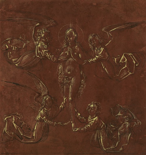 Mary Magdalen Transported by Four Angels