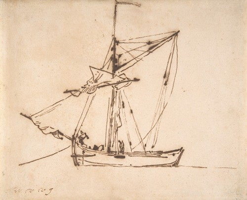 Sketch of a Sailboat