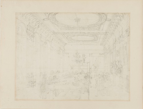 Study for The College of Physicians, from Microcosm of London