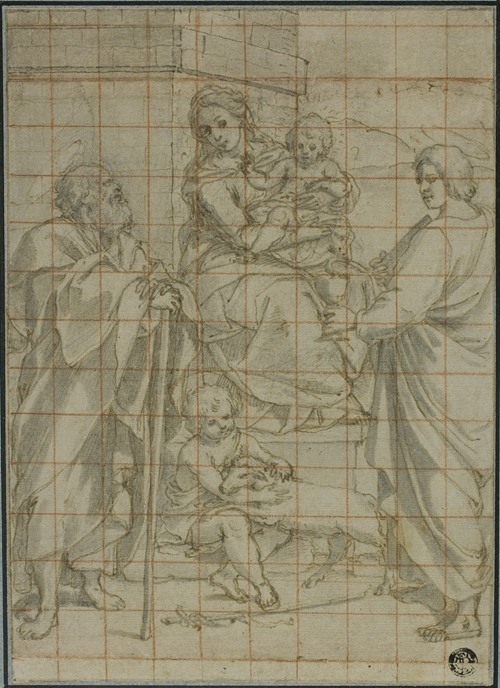 Holy Family with Saint John the Evangelist and the Infant John the Baptist