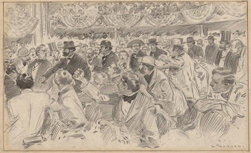 Election Convention, for illustration in Century magazine