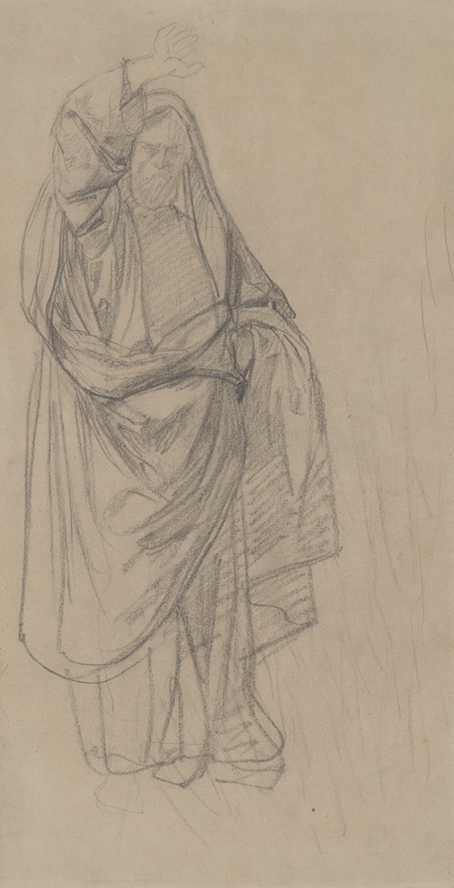 Sketch of the high priest to the painting ‘Martyrdom of St. Matthias’