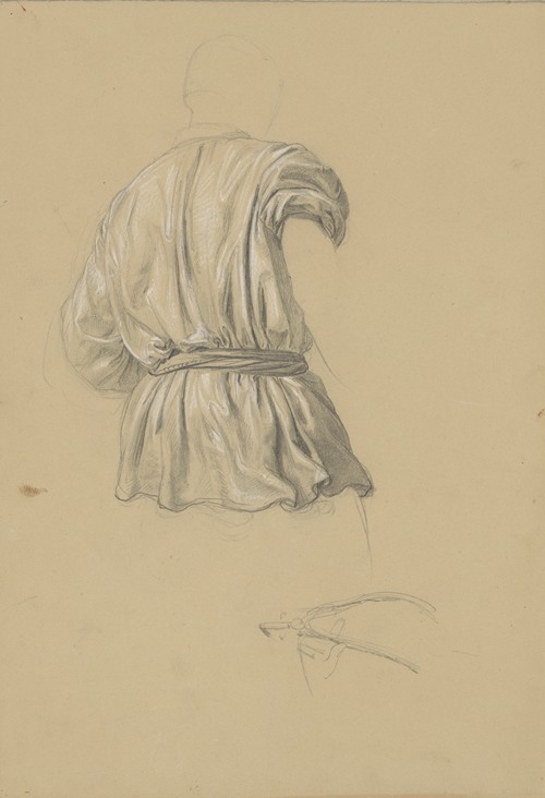 Study of clothing of the executioner with an axe to the painting ‘Martyrdom of St. Josaphat Kuntsevych’
