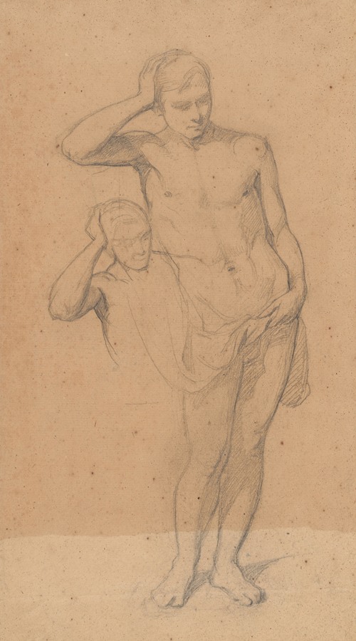 Study of the act to the figure of John of Finland for the painting ‘Catherine Jagiellon in Gripsholm Prison’