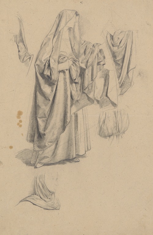 Study of the figure of the Virgin Mary for the painting ‘Three Marys’