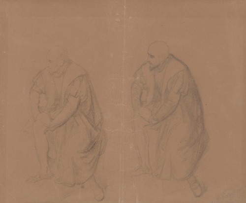Study of the king’s figure for the painting ‘Death of Barbara Radziwiłł’