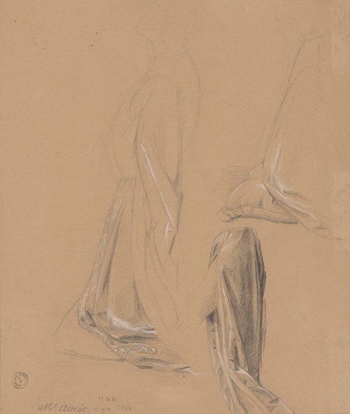 Study of the queen figure for the painting ‘Queen Jadwiga’s Oath’