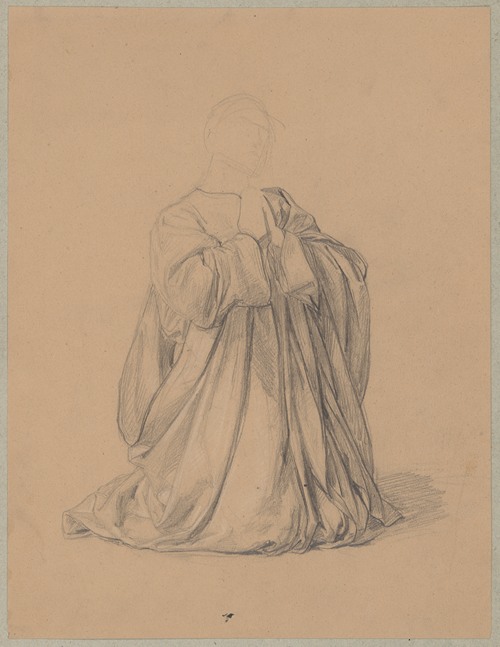 Study of the robes of St. Matthias to the painting ‘Martyrdom of St. Matthias’
