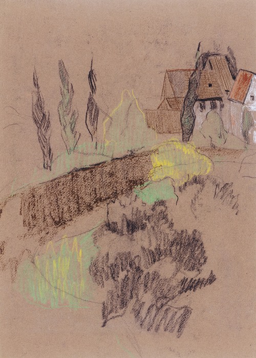 Landscape with Houses (circa 1905-1910)