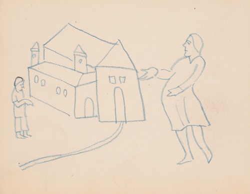 Sketches and drawings related to ‘Der Soldat in der deutschen Vergangenheit’, by George Liebe.