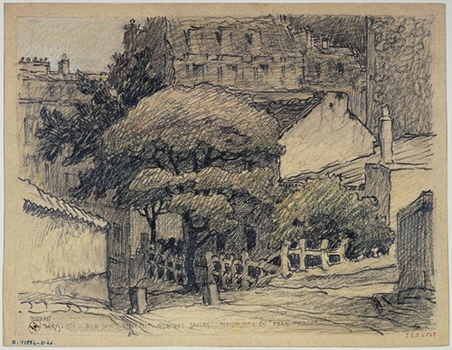 La rue Saint-Vincent et la rue des Saules, maison du Père Frédéric