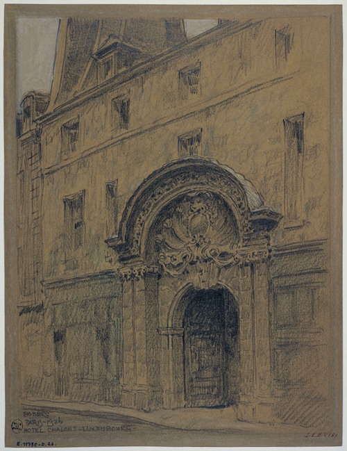 Porte d’entrée de l’Hôtel Chalons-Luxembourg, 26 rue Geoffroy l’Asnier (1926)