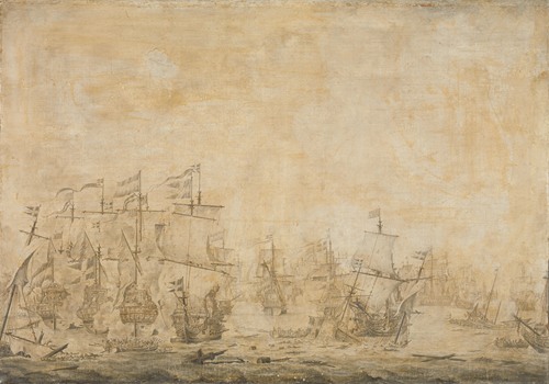 Battle between the Dutch and Swedish Fleets, in the Sound, 8 November 1658