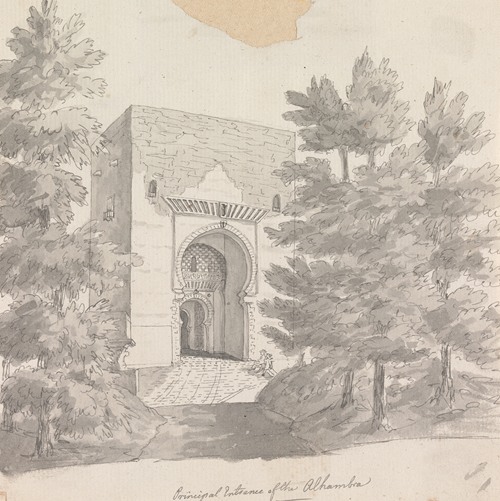 Gates of the Alhambra; Puerta del Juicioa (1775 to 1776)