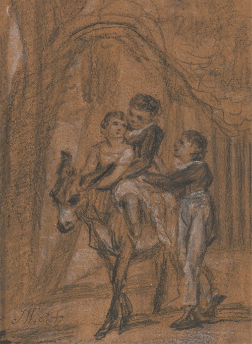 Study for the Oil Painting ‘The Children of Theophilus Levitt, Esquire.’