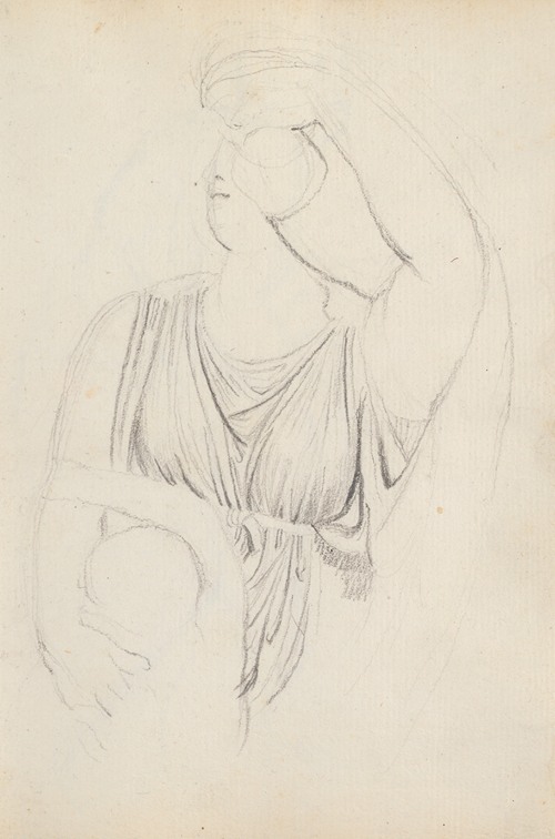 Study of Niobe and Her Youngest Daughter from the Right, Niobid Group, Villa Medici Gardens, Rome
