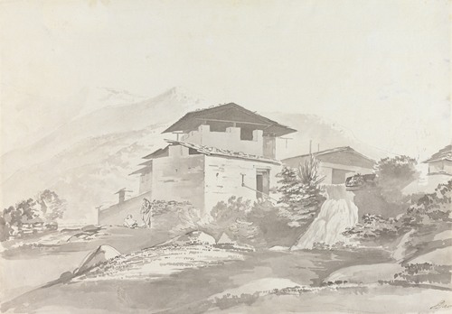 Near Tassisudon [Tashicho Dzong]