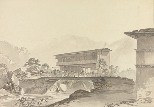 Near Tassisudon [Tashicho Dzong]