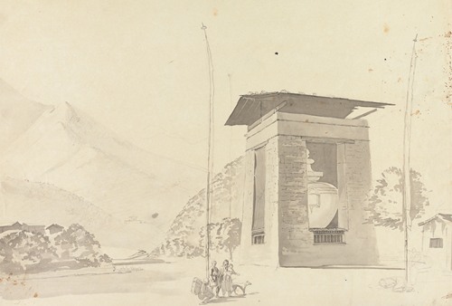 Near Taussadon [Tashicho Dzong]