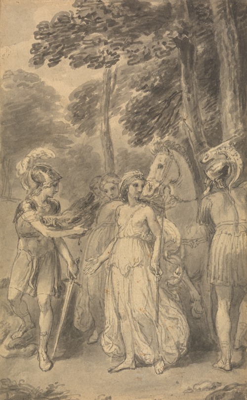 One of Six Illustrations to Fenelon’s ‘The Adventures of Telemachus son of Ulysses’