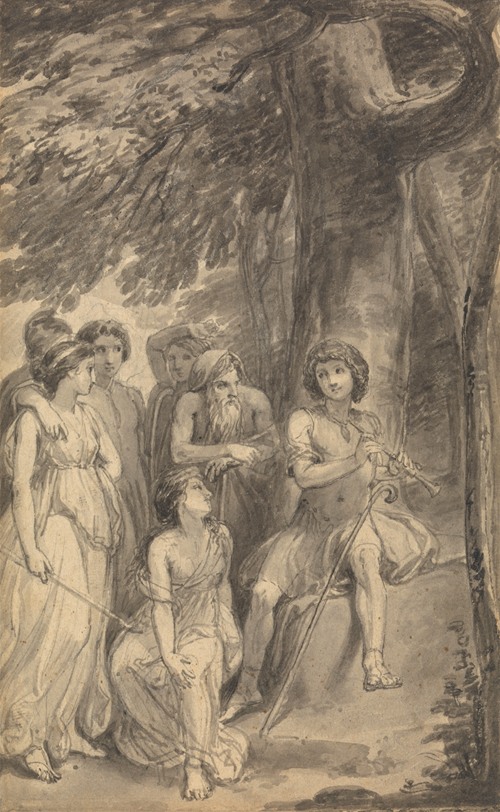One of Six Illustrations to Fenelon’s ‘The Adventures of Telemachus son of Ulysses’