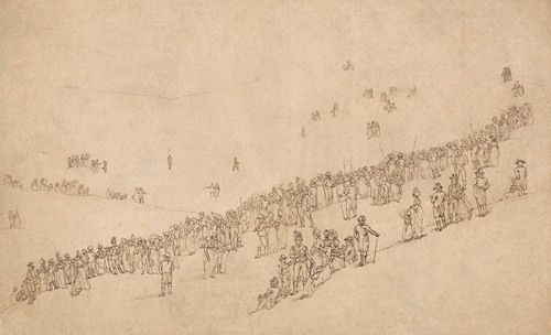 Study for Dinner in Mote Park, Maidstone after the Royal Review of the Kentish Volunteers on 1st August 1799