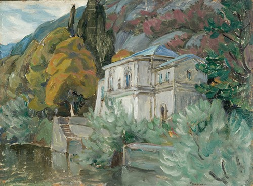 By Lago di Como. Study from Italy (1928)