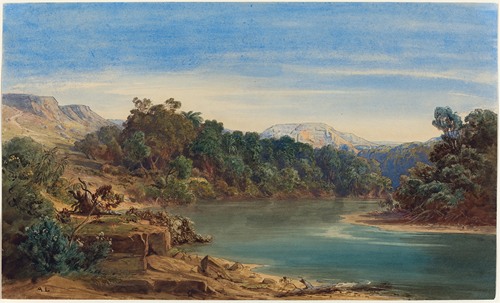Along the Jordan River (recto) (1849-1850)