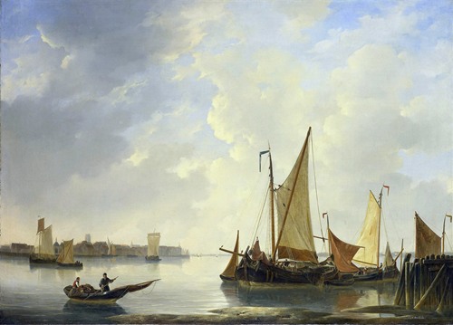View of Dordrecht seen from Papendrecht